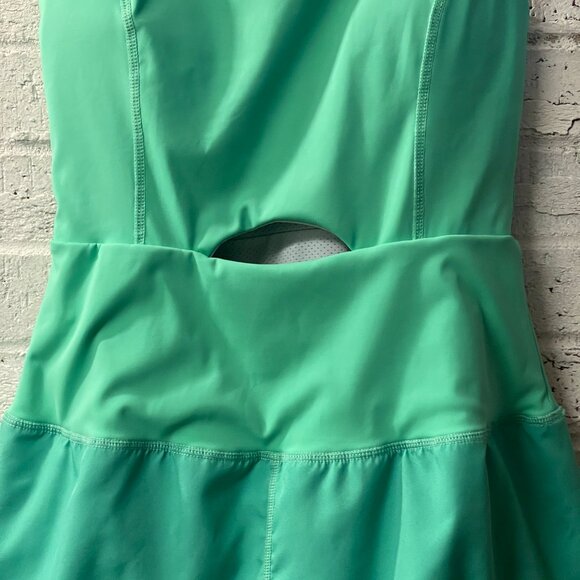 Mint Green Athletic Skort Romper – Cute & Comfy Activewear Medium - Picture 3 of 15